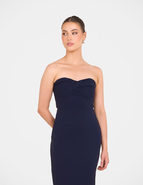 Bex Twist Front Strapless Maxi